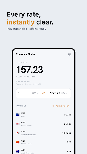 Currency Converter & Widget Screenshot 0