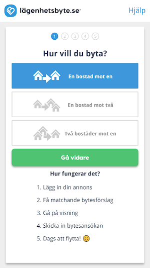 Lägenhetsbyte.se Screenshot 1