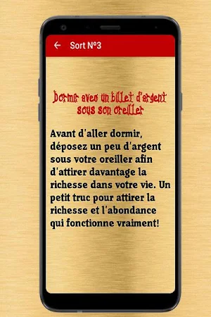 Sort d'argent - Rituel pour avoir de l'argent Screenshot 2