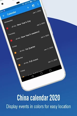 china calendar 2020, chinese holiday calendar 2020 Screenshot 3