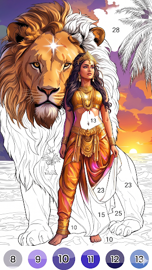 Spirit Animals Color By Number Screenshot 0