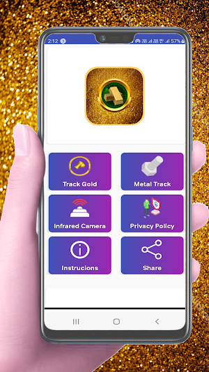 Gold Hunt: Real Metal Detector Screenshot 1