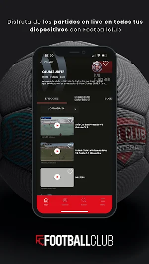 FootballClub Screenshot 1