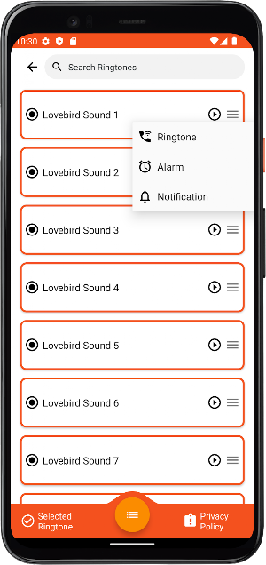 Lovebird Sounds Screenshot 3