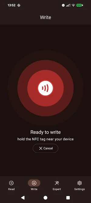 NFC Tag Reader & Writer Screenshot 2