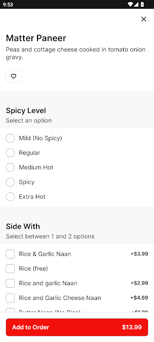 Saffron Cuisine Screenshot 3