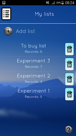 Lists - Event Register - Create lists Screenshot 3