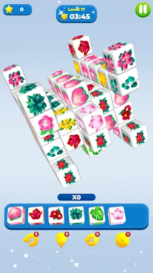 Flower Cube Quest: Tap Tiles Screenshot 0