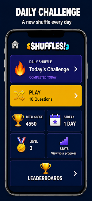 Shuffles - Trivia Game Screenshot 2