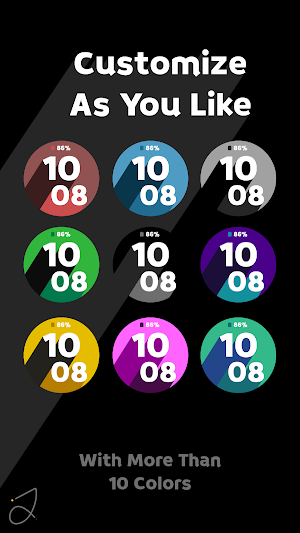Simple Projected Watch Face v2 Screenshot 1