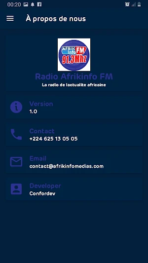Radio Afrikinfo FM Screenshot 3
