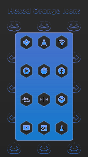 Hexed Blue Icons Screenshot 3