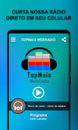 TopMais WebRádio Screenshot 1
