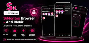 SiMontox Browser - Anti Blokir Screenshot 1