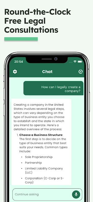 Legal Assistant - AI Lawyer Screenshot 1