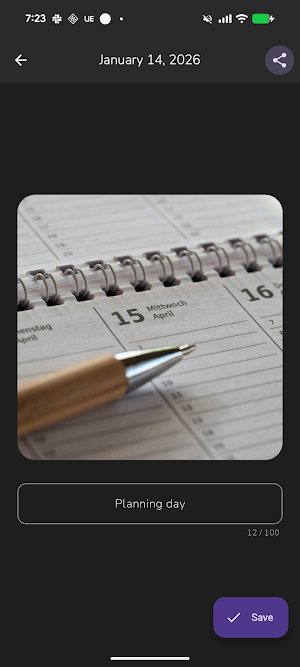 Snap Day: Photo Journal Screenshot 1
