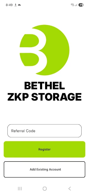 ZKP Storage Screenshot 0