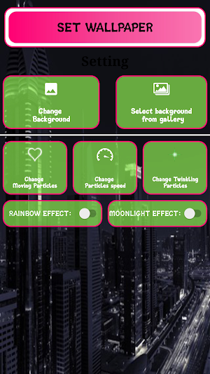 Dubai City Night LiveWallpaper Screenshot 1
