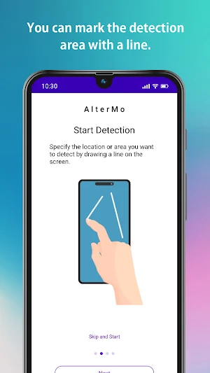 AlterMo - Detection using line Screenshot 0