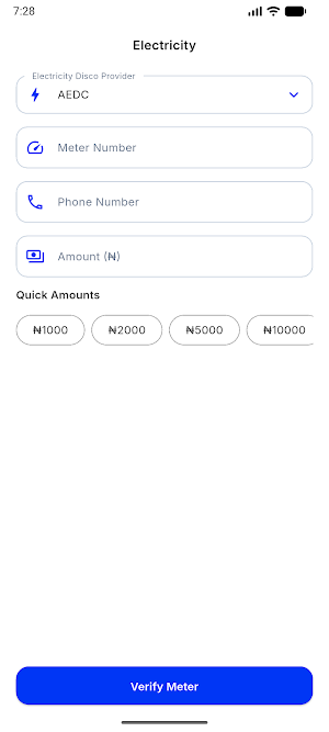 Sub Drive: VTU & Bill Payment Screenshot 2