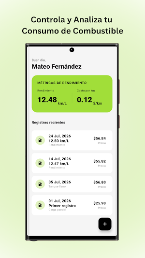GasTrace: Control de Gasolina Screenshot 0