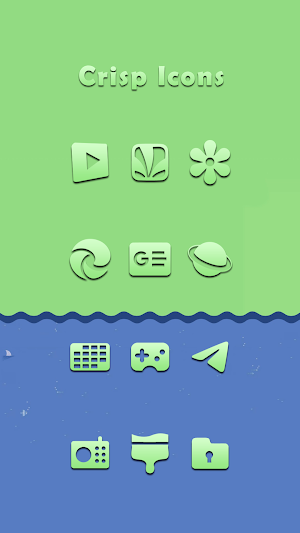 Crisp Green Icons Screenshot 2