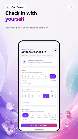 Quit Sweet: Sugar Tracker Screenshot 3