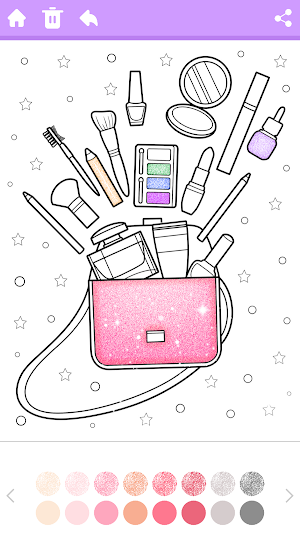 Glitter Beauty Color For Girls Screenshot 3