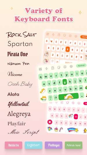 Aa+ Font Keyboard: Theme, Font Screenshot 0