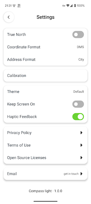 Compass·light Screenshot 2