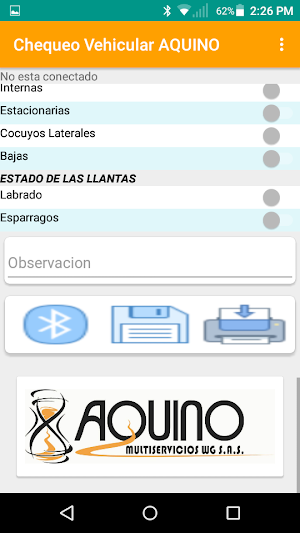 Chequeo Vehiculo Aquino Screenshot 2