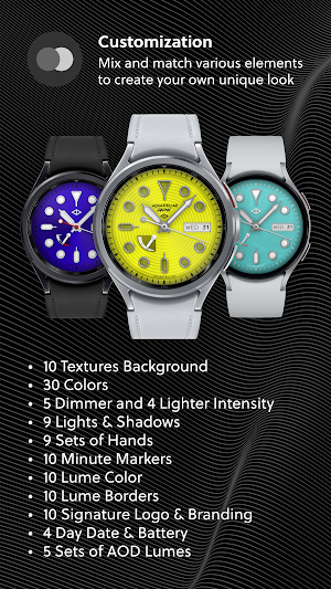Aquastellar: Diver Watch Face Screenshot 1