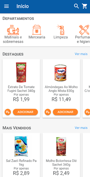 PaguePouco Supermercado Online Screenshot 0
