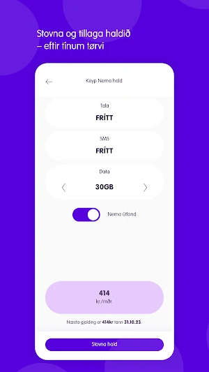 Mítt Nema Screenshot 2