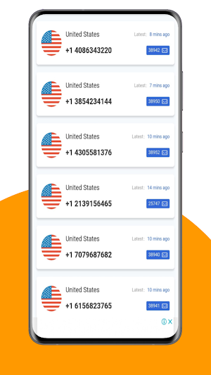 Virtual Number OTP  SMS Verify Screenshot 2