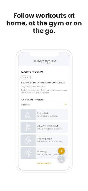 Thriving Fitness and Nutrition Screenshot 2