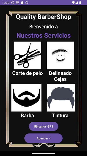 Quality BarberShop App Screenshot 1