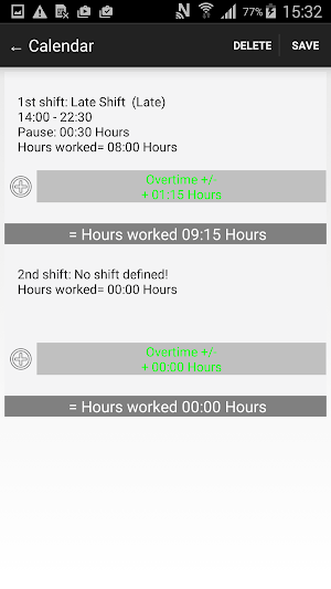 Roster-Calendar Pro Screenshot 1