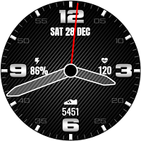 Dynamic Carbon Watch Face