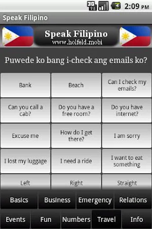 Speak Filipino Screenshot 1