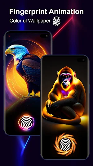 Fingerprint Animation Theme Screenshot 3