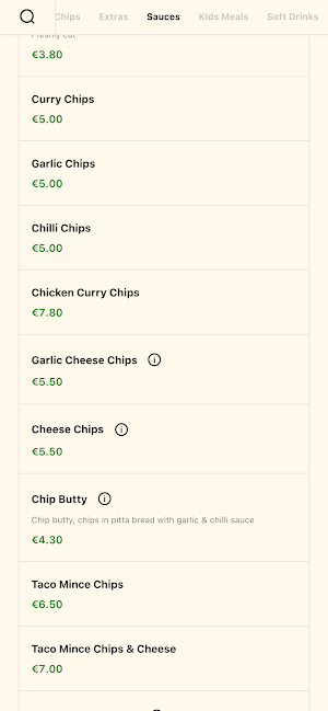 Roccas Takeaway Screenshot 2