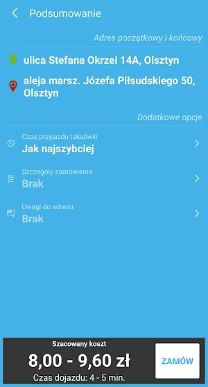 Naj Taxi Olsztyn Screenshot 2