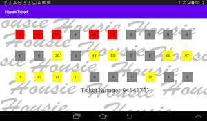 Housie Ticket Screenshot 1