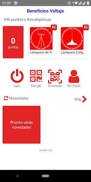 Beneficios Voltaje Screenshot 1