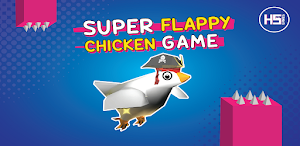 Super Flappy Chicken Game Screenshot 0