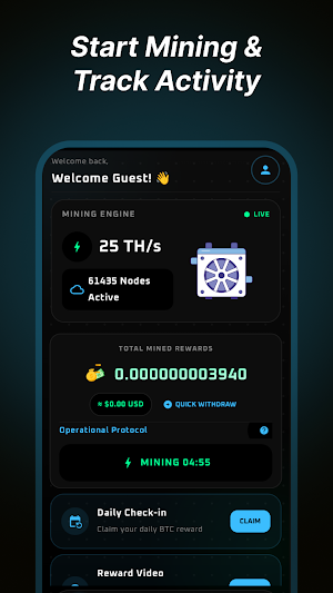BTC Miner AI-X Sim Screenshot 0