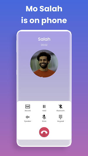 Mo Salah Fake Video Call Screenshot 2