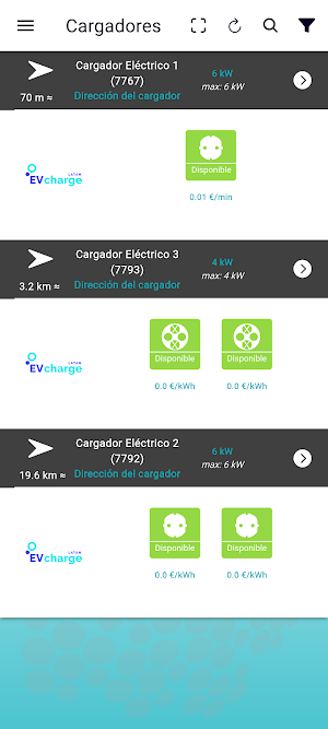 EVcharge LATAM Screenshot 1