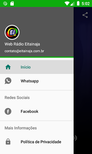Web Rádio Eitainaja Screenshot 2